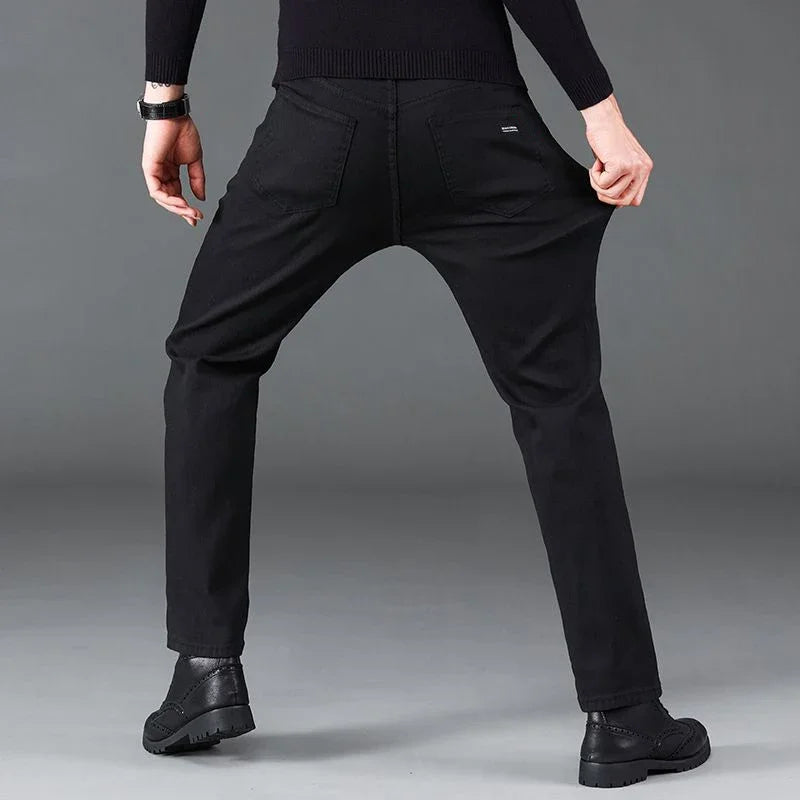 Classic Stretch Straight Fit Denim Jeans for Men ATHLEXES
