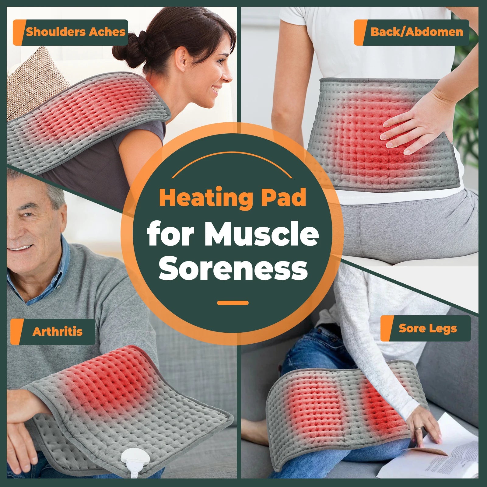 CozyTherm Electric Heating Blanket 50x100CM ATHLEXES