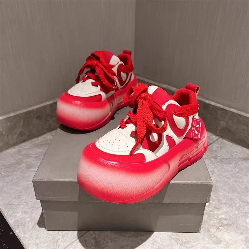 PandaStyle Luxe Leather Sneakers for Women ATHLEXES