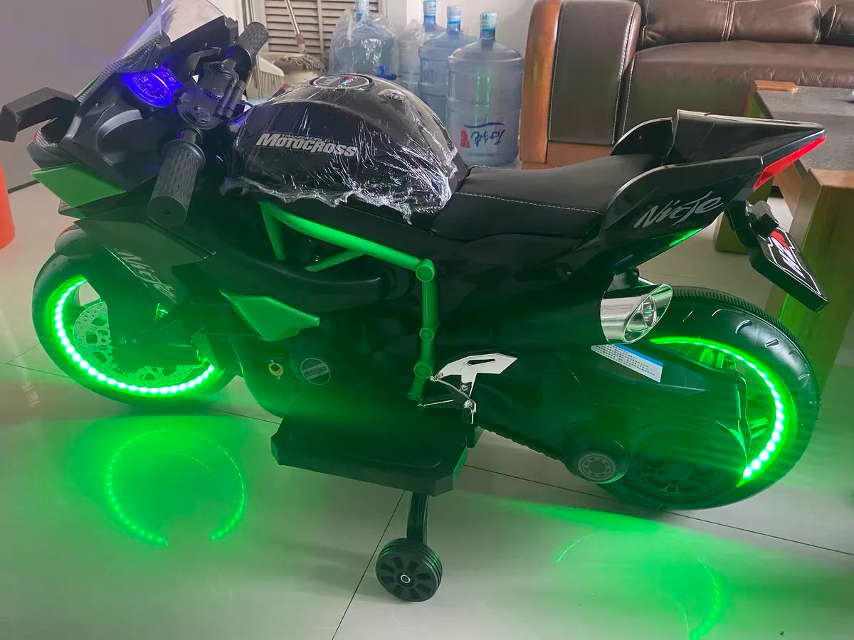 Kids 1.1M Electric Two-Wheel Rechargeable Motorcycle ATHLEXES
