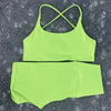 Athletic Comfort Yoga Set with Cross Straps ATHLEXES