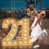 Radiant 4FT DIY Light Up Numbers for Celebrations ATHLEXES