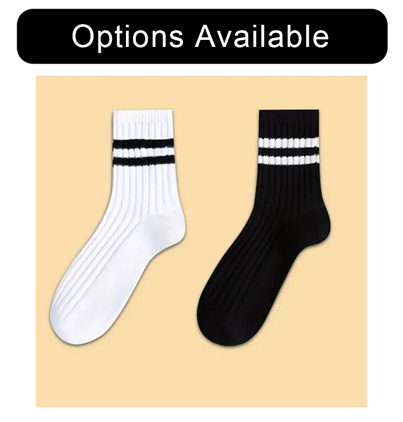 Premium Men's Striped Casual Socks Set ATHLEXES