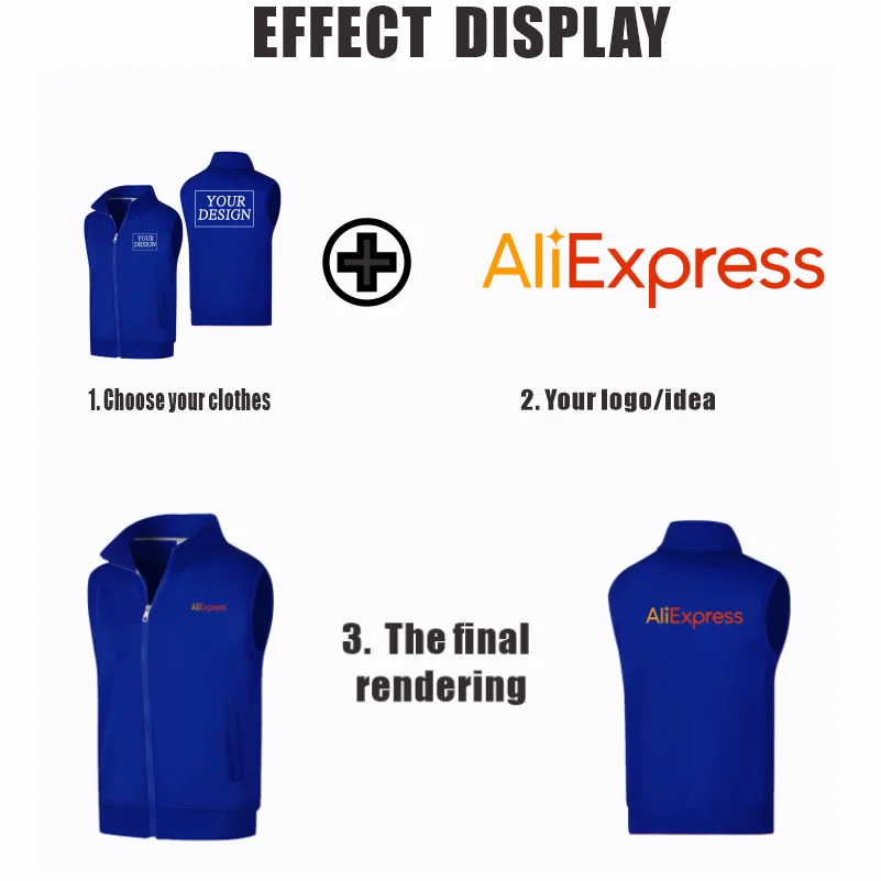 Custom Logo Winter Fleece Vest for Men and Women ATHLEXES