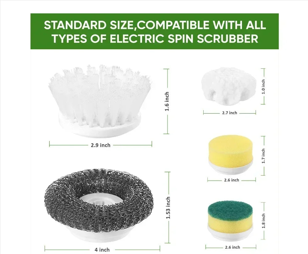 PowerClean Electric Spin Scrubber Tool ATHLEXES
