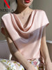 Chic Satin Silk Summer Blouse for Women ATHLEXES