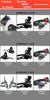 YTYIN Folding Hybrid Mountain Bike ATHLEXES