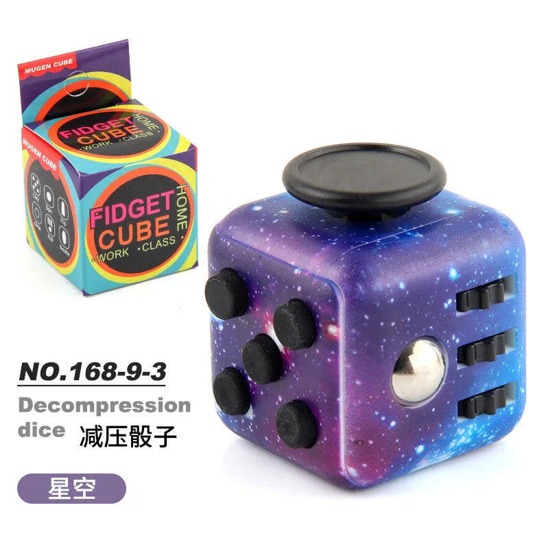 Colorful Fidget Dice for Stress Relief and Focus ATHLEXES