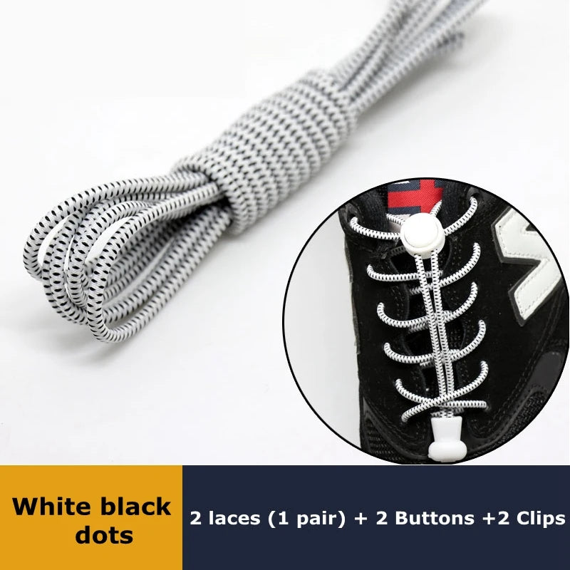 LazyLace No Tie Elastic Shoelaces - 1 Pair Stretch Fit ATHLEXES