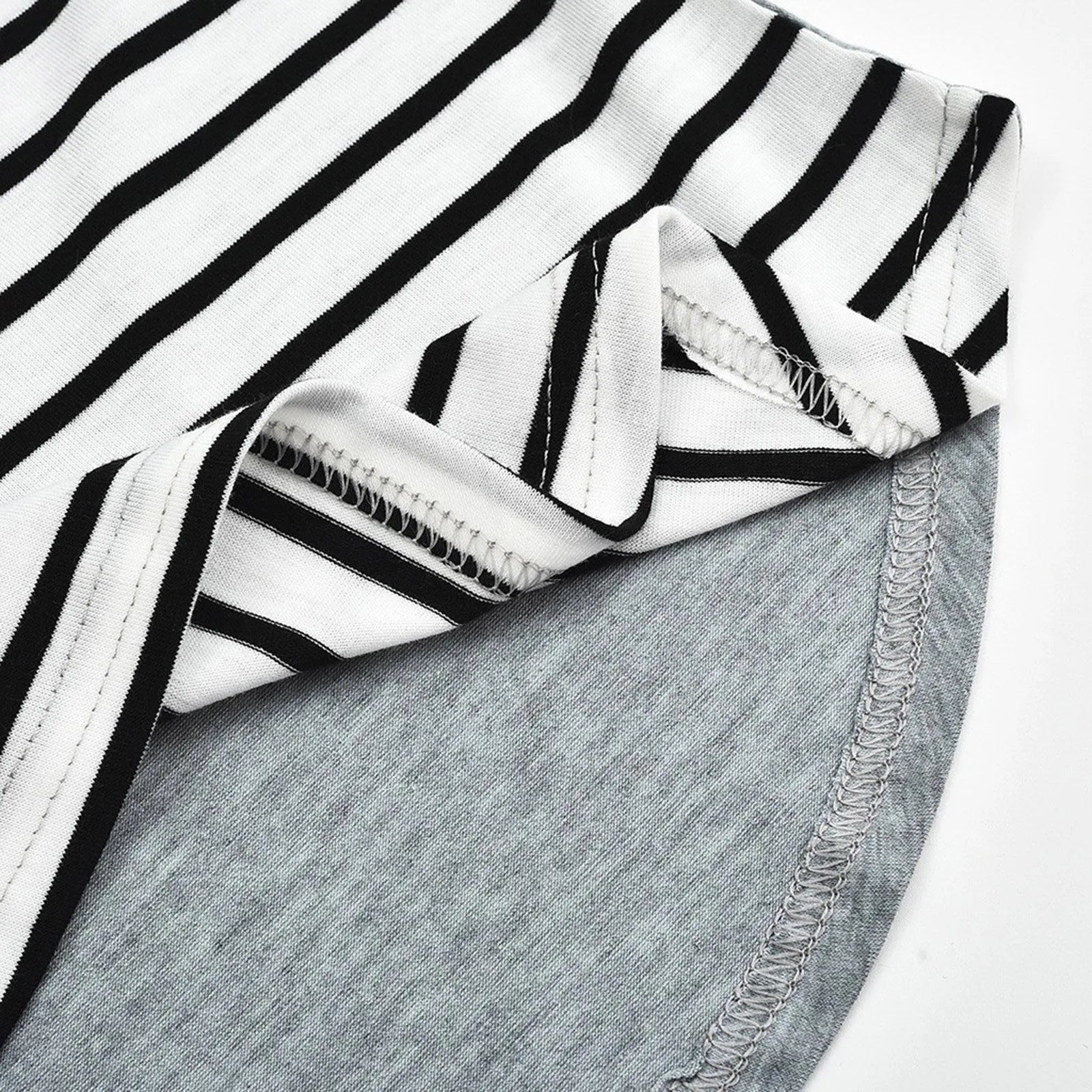 Striped Comfort Nursing Tee for Maternity Bliss ATHLEXES