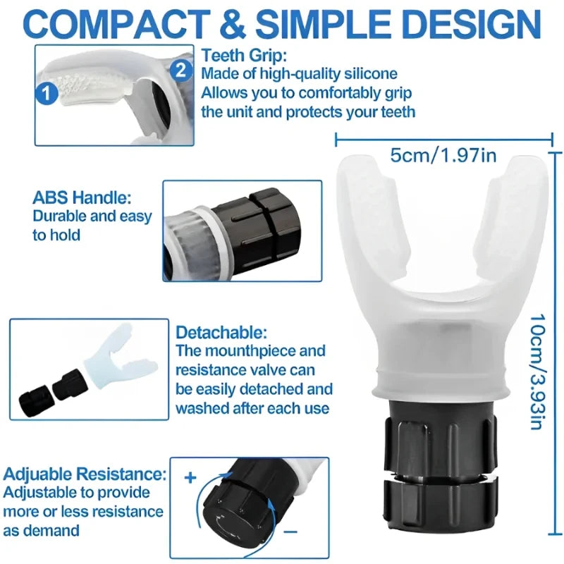 LungFit Portable Breathing Trainer ATHLEXES