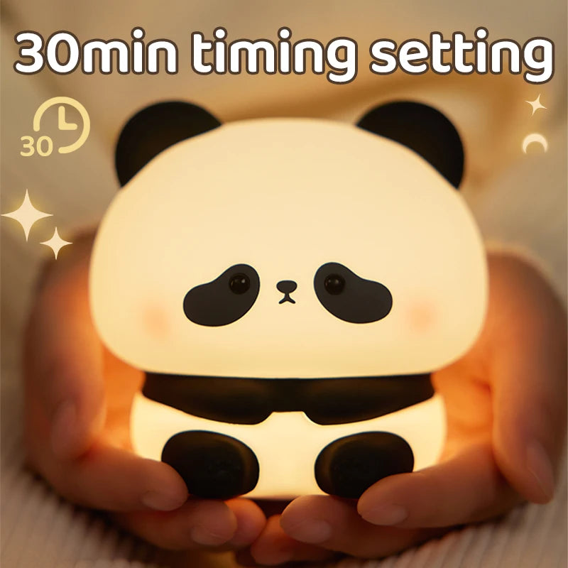 Panda Glow LED Night Light for Kids' Rooms ATHLEXES