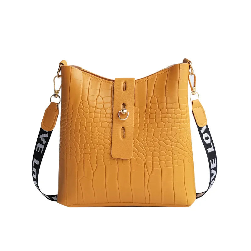 Crocodile Luxe Crossbody Handbag for Women ATHLEXES