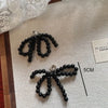 Elegant Pearl Bow Pendant Keychain for Handmade Sneakers ATHLEXES