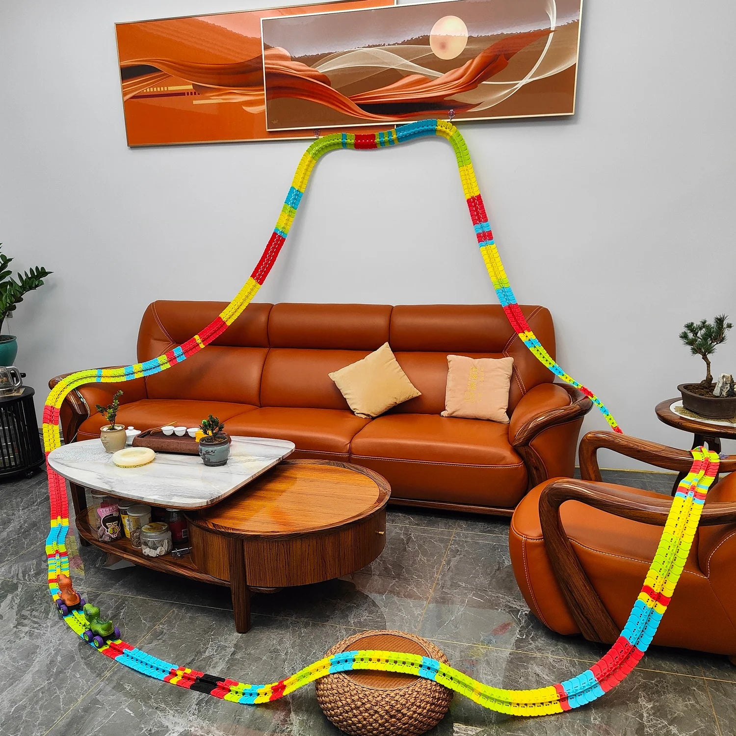 DinoTrack Flexi Race Set for Boys' Adventure ATHLEXES