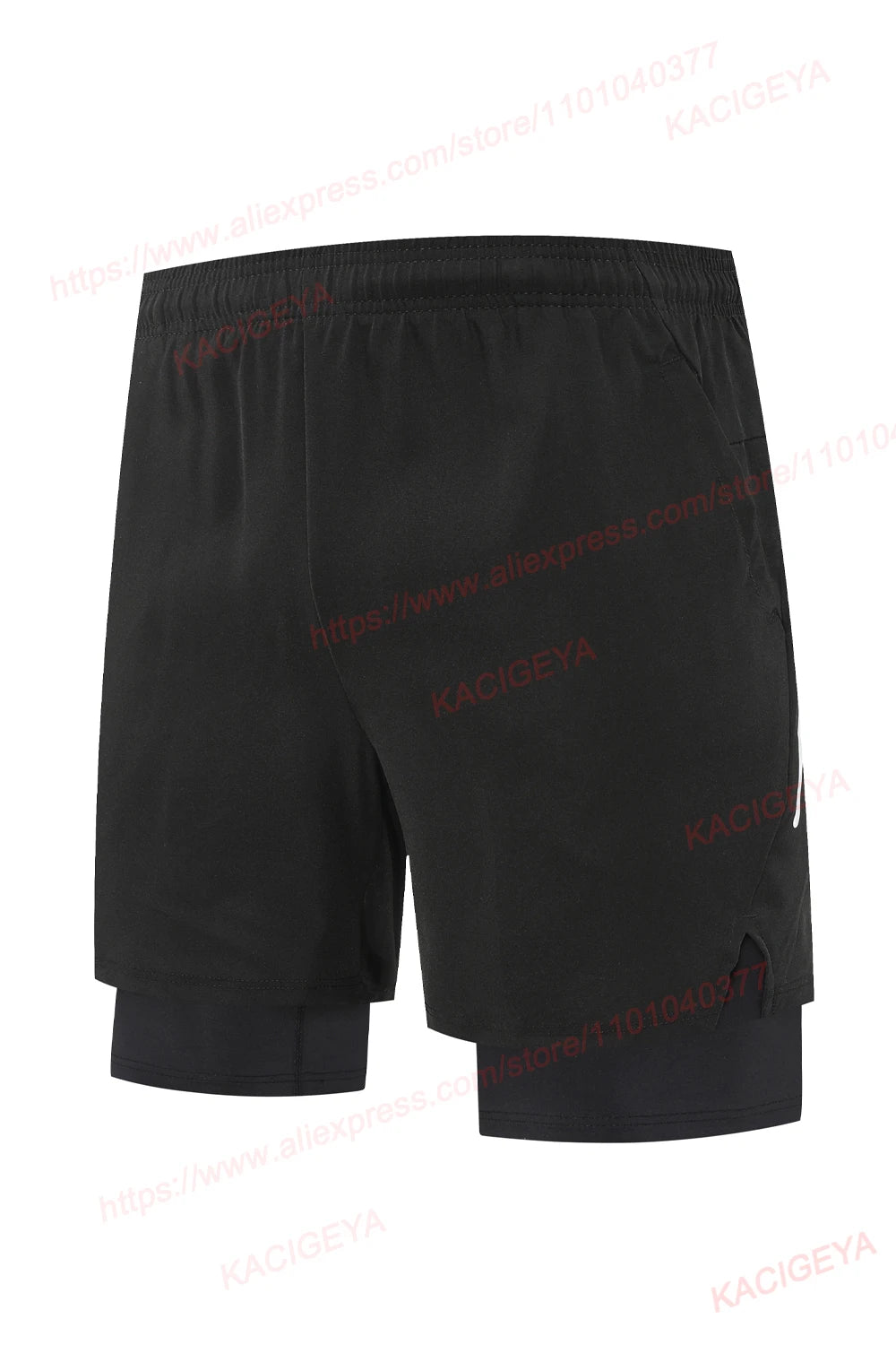 QuickDry 2-in-1 Zippered Gym Shorts for Men ATHLEXES