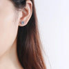 Classic Moissanite Diamond Stud Earrings ATHLEXES