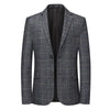 Plush Plaid Plus Size Blazers for Men ATHLEXES