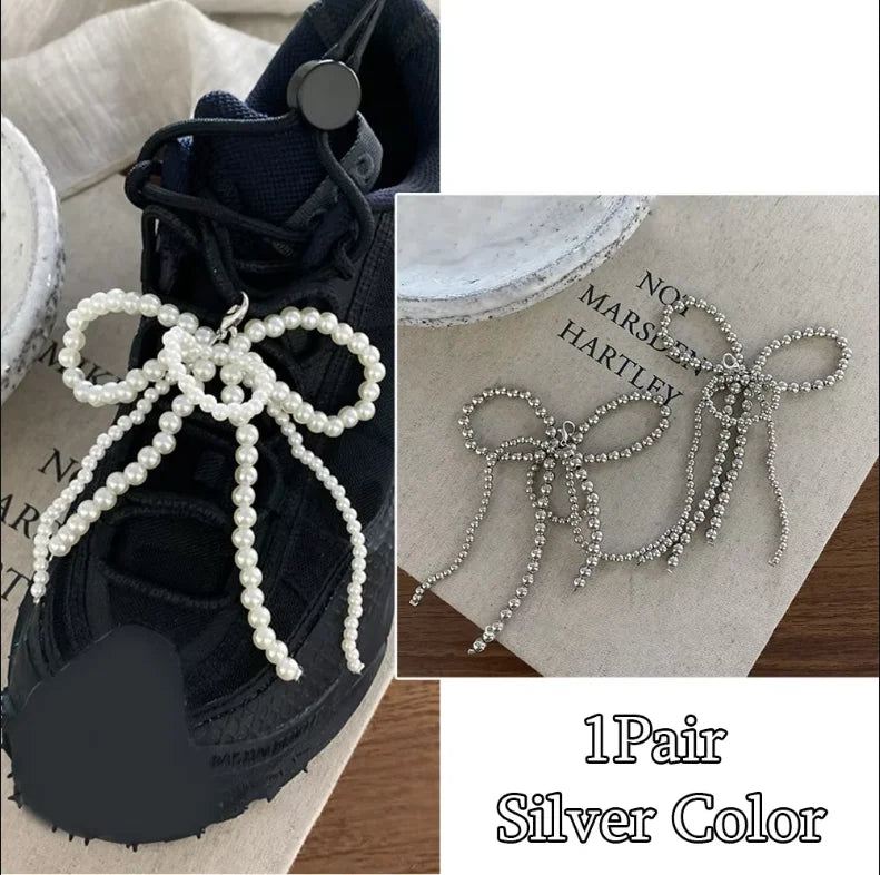 Chic Bowknot Clip Decoration for Shoes and Bags ATHLEXES