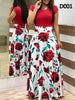 Boho Bliss Floral Maxi Dress for Summer ATHLEXES