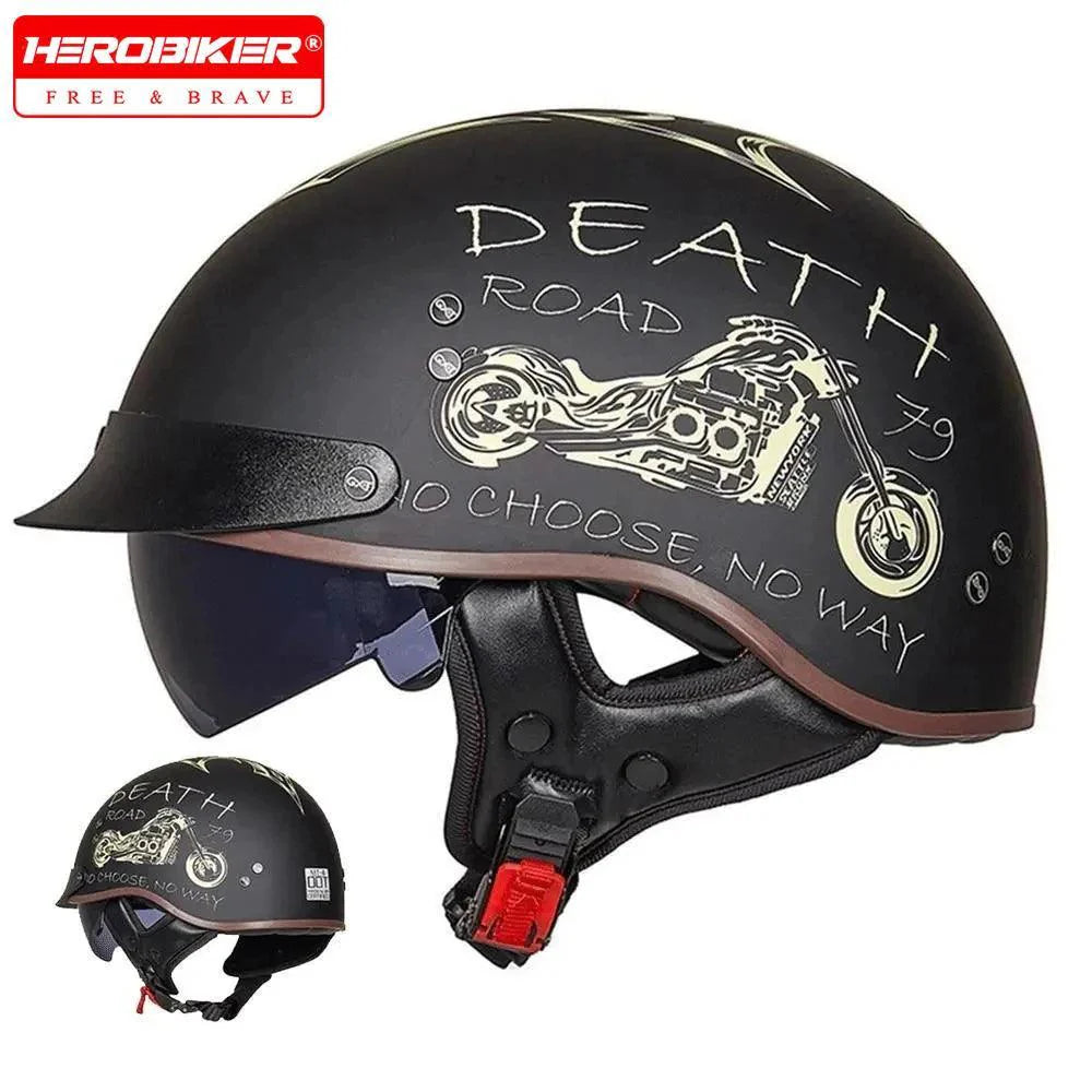 RetroGuard Half Motorcycle Helmet ATHLEXES