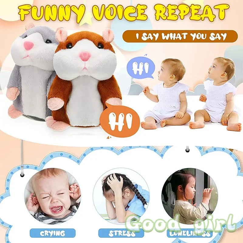 TalkMate Interactive Plush Hamster Toy ATHLEXES