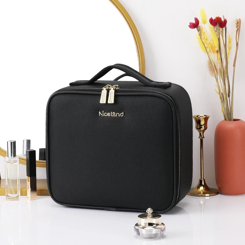 LuxeGlow LED Travel Makeup Organizer ATHLEXES