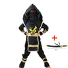 Ninja Warrior Deluxe Costume with Accessories for Kids ATHLEXES