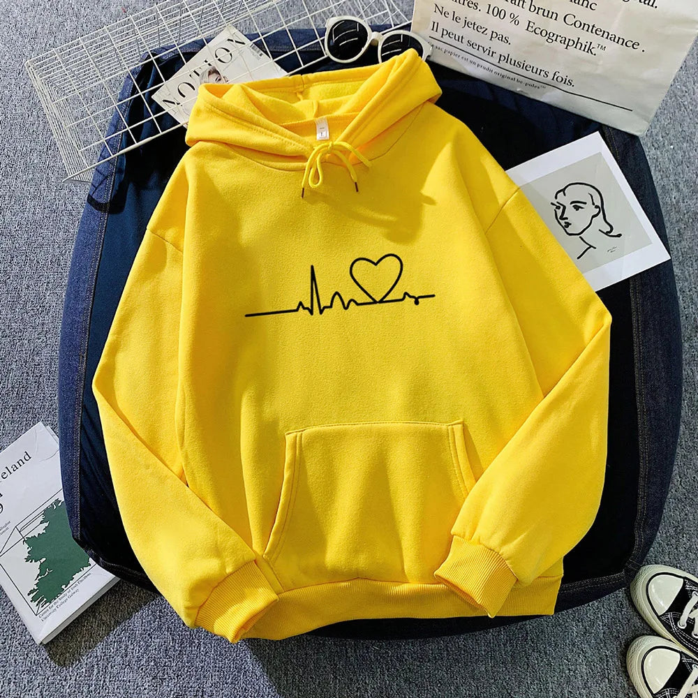 Chic Spring Loose Fit Hoodie for Women ATHLEXES