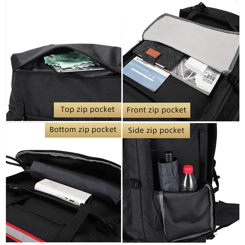 130L Adventure Ready Trekking Backpack for Men ATHLEXES
