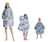 CozyNest Oversized Flannel Hoodie Blanket ATHLEXES