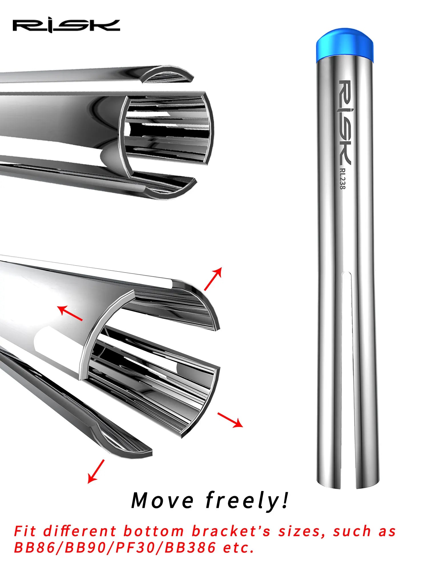Risk Pro Bike Bottom Bracket Removal Tool Set ATHLEXES