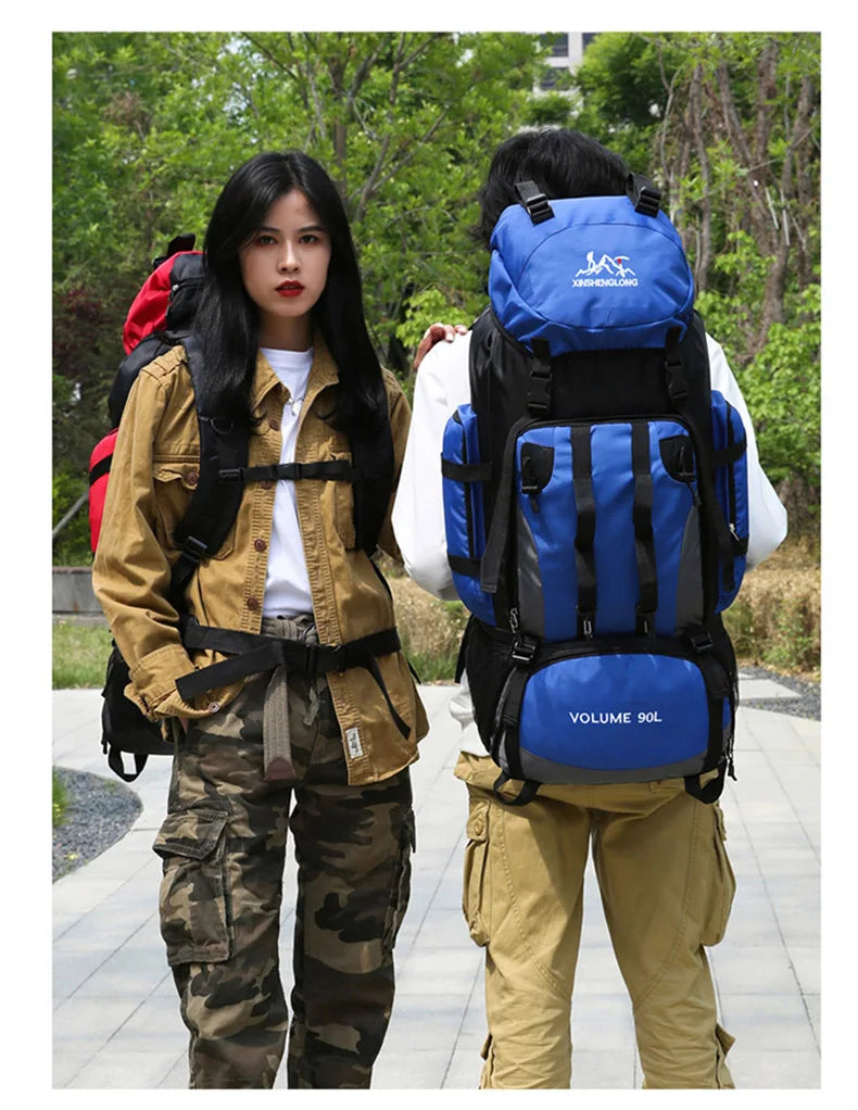 AdventureMax 90L Waterproof Trekking Backpack ATHLEXES