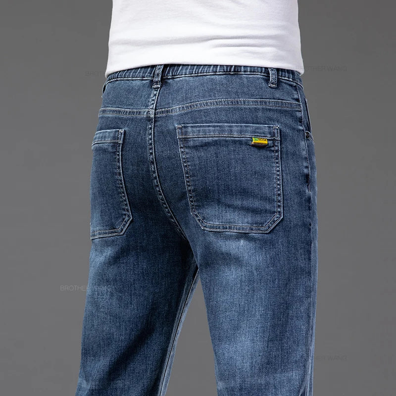 Summer Comfort Stretch Men's Loose Jeans ATHLEXES