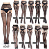 Seductive Fishnet Crotchless Pantyhose with Suspenders ATHLEXES