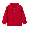 Stylish Kids' Solid Color Polo T-Shirt ATHLEXES