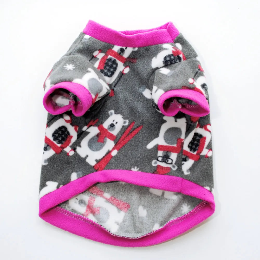 ChicWarm Fleece Dog Sweaters for Winter Chihuahua Comfort ATHLEXES