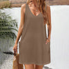 Summer Breeze Plus Size Pocket T-Shirt Dress ATHLEXES