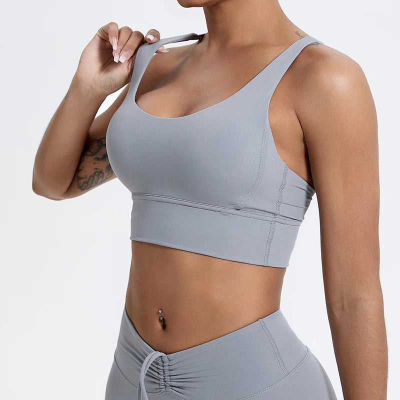 EliteFit Cross Back Sports Bra for Women ATHLEXES