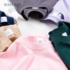 WAVLATII Women's Casual Cotton Summer Tees WT2401 - Pink & White ATHLEXES