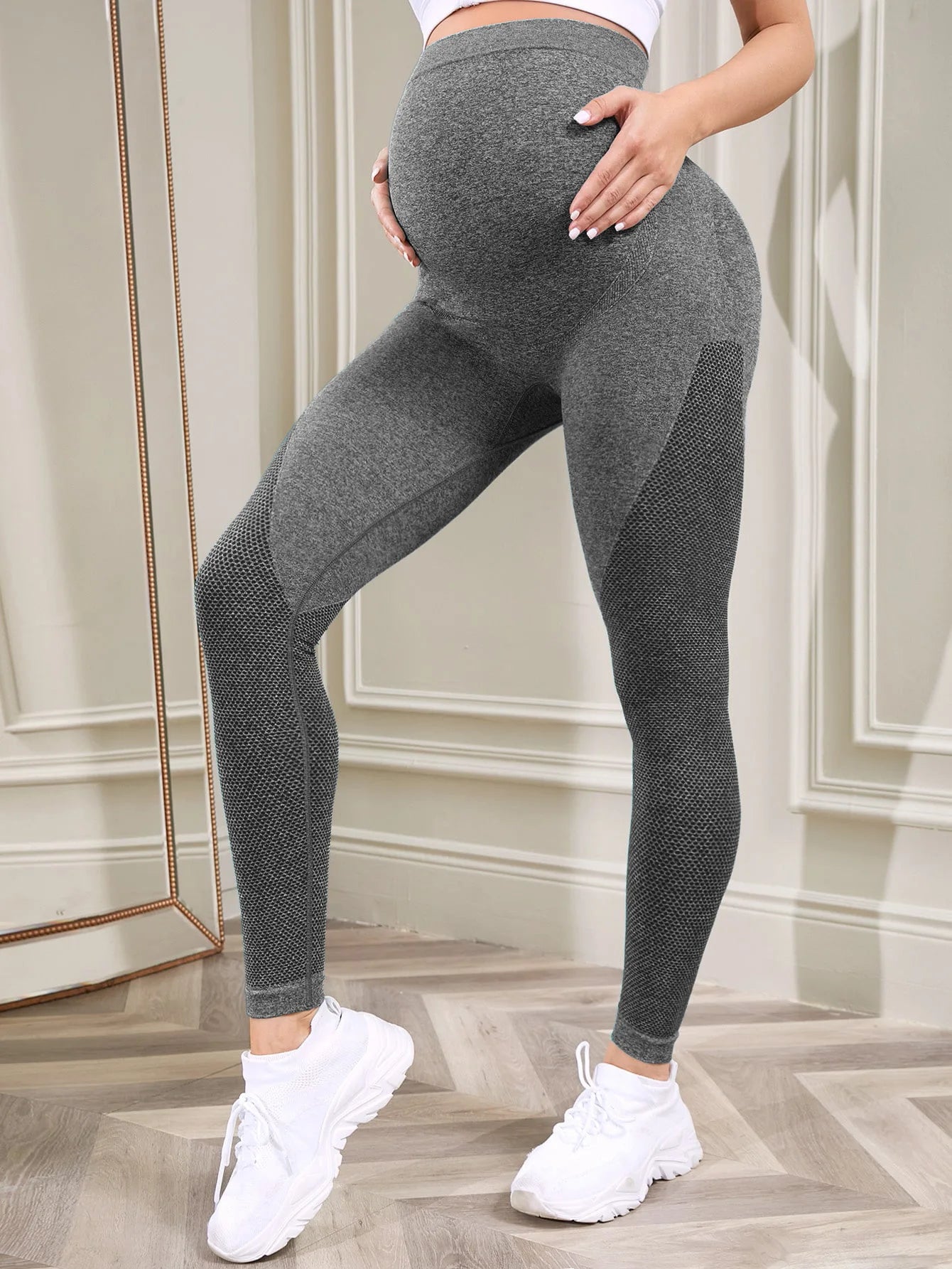 BumpStyle Over-Belly Maternity Yoga Leggings ATHLEXES