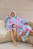 CozyNest Oversized Flannel Hoodie Blanket ATHLEXES