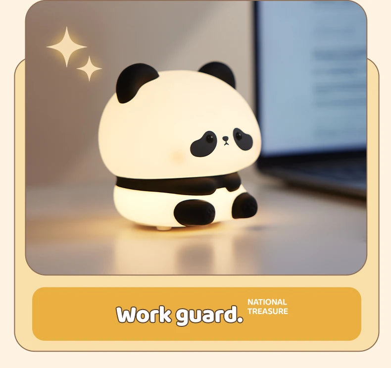 Panda Glow LED Night Light for Kids' Rooms ATHLEXES