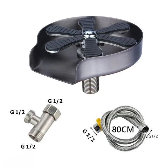EcoClean Stainless Steel Cup Rinser ATHLEXES