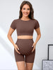 Maternity Seamless Workout Top and Legging Set ATHLEXES