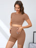 Maternity Seamless Workout Top and Legging Set ATHLEXES