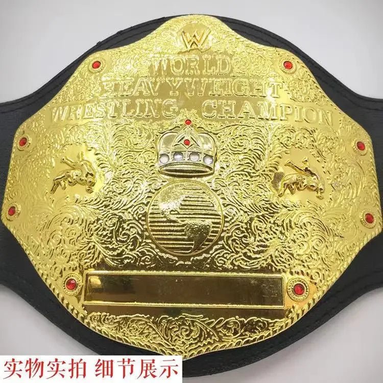 Gold Wrestling Trophy Belt for Halloween and Collectibles ATHLEXES