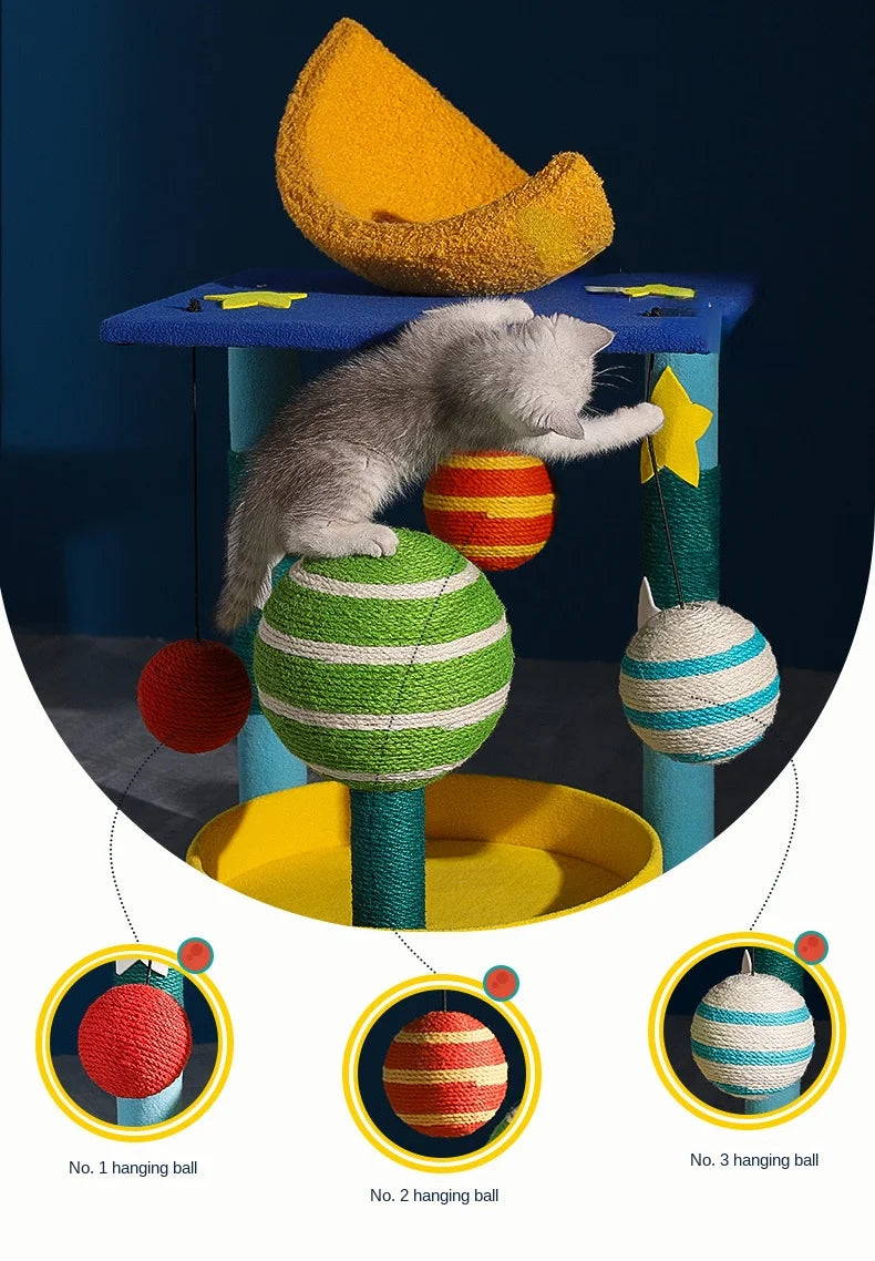 Creative Planet Cat Climb: Luxury Small Cat Tree Playground ATHLEXES