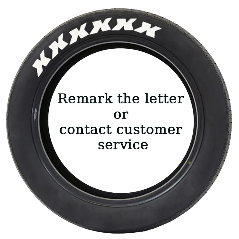 Custom 3D Tire Lettering Stickers for Your Car ATHLEXES