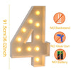 Giant LED Birthday Number Frame for Celebrations ATHLEXES